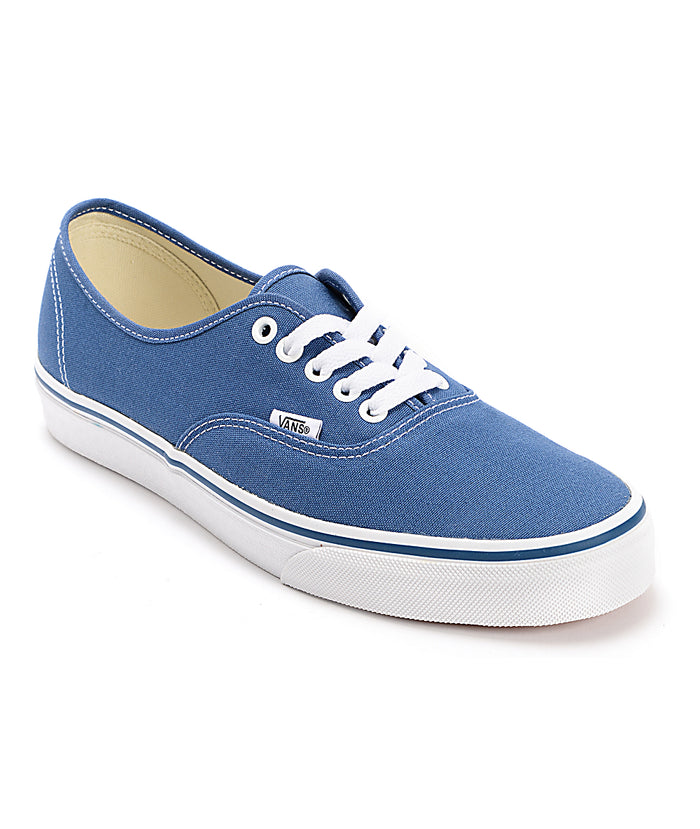 vans navy and white