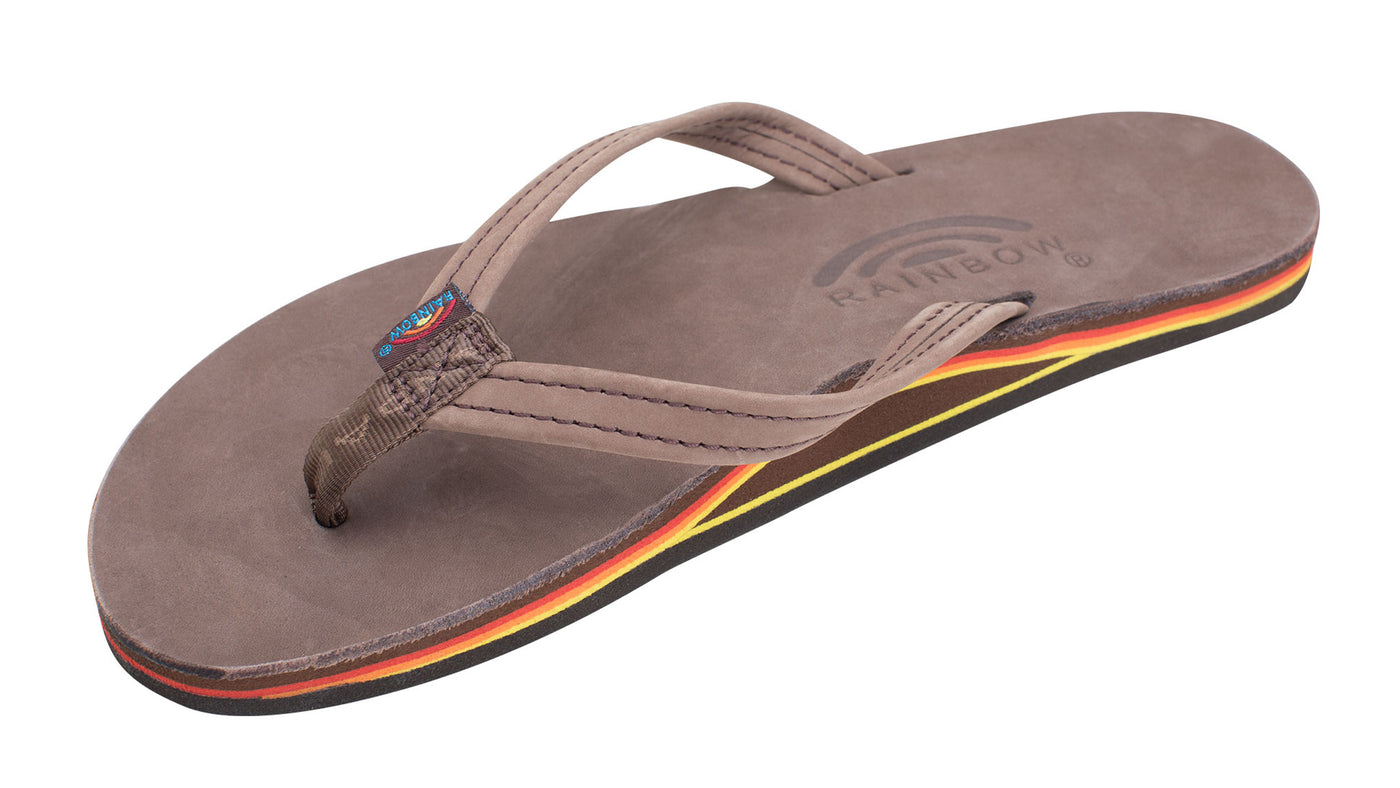 rainbow narrow strap womens sandals