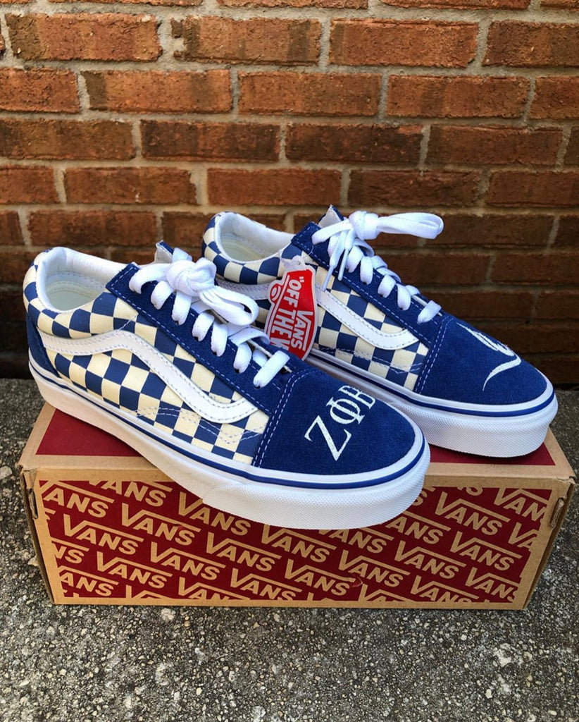 checkerboard vans academy