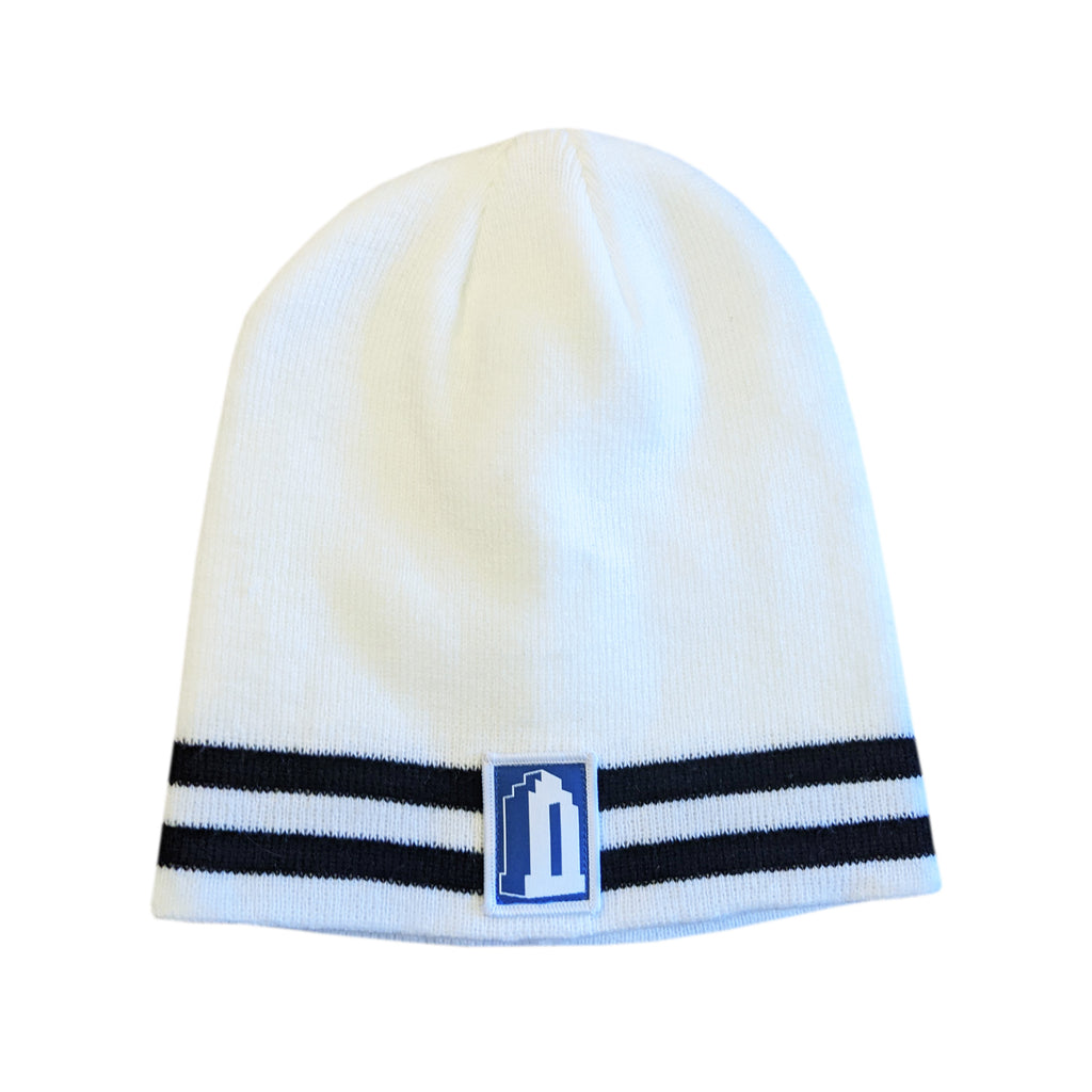 Snowboards – Beanie White Atlantis Classic Cuffed