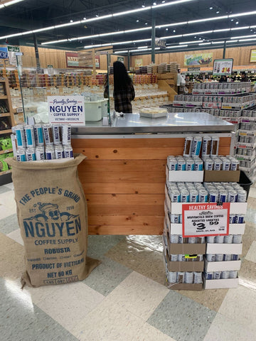 Nguyen Coffee Supply Sprouts Farmers Market Chula Vista Display