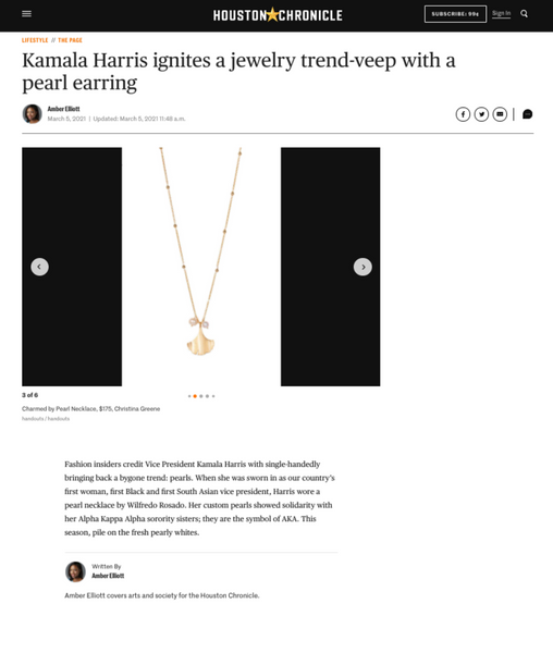 Kamala Harris ignites a jewelry trend-veep with a pearl earring