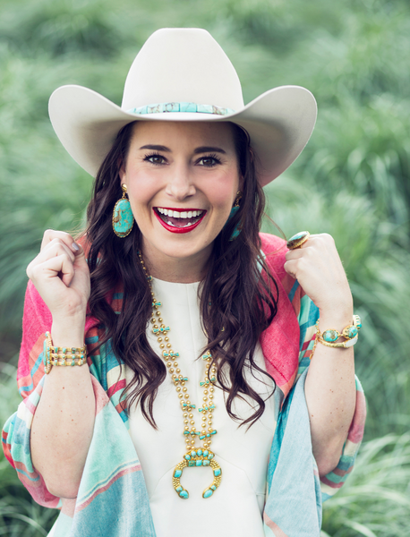 Coral Squash Blossom Necklace