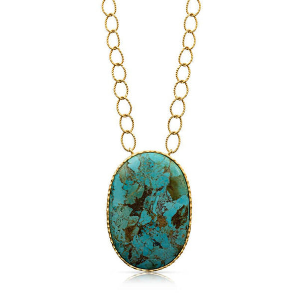 Statement Necklace - Turquoise– Christina Greene LLC