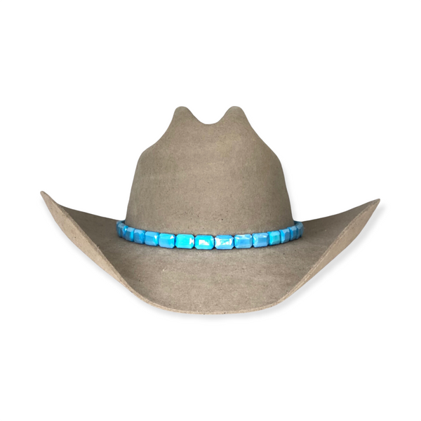 1Pcs Turquoise Beads Hat Band Cowboy Boho Decor Hat Accessories