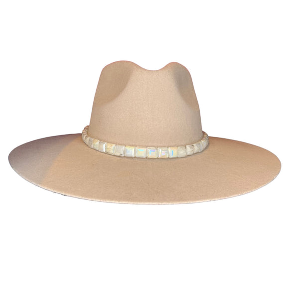 Faceted Periwinkle Hat Band– Christina Greene LLC