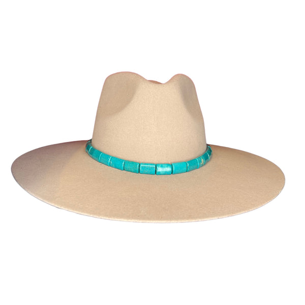 1Pcs Turquoise Beads Hat Band Cowboy Boho Decor Hat Accessories