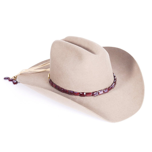 Faceted Periwinkle Hat Band– Christina Greene LLC