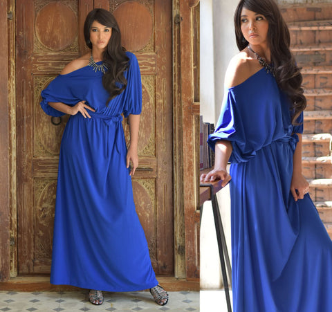 Maxi Dress with Sleeves