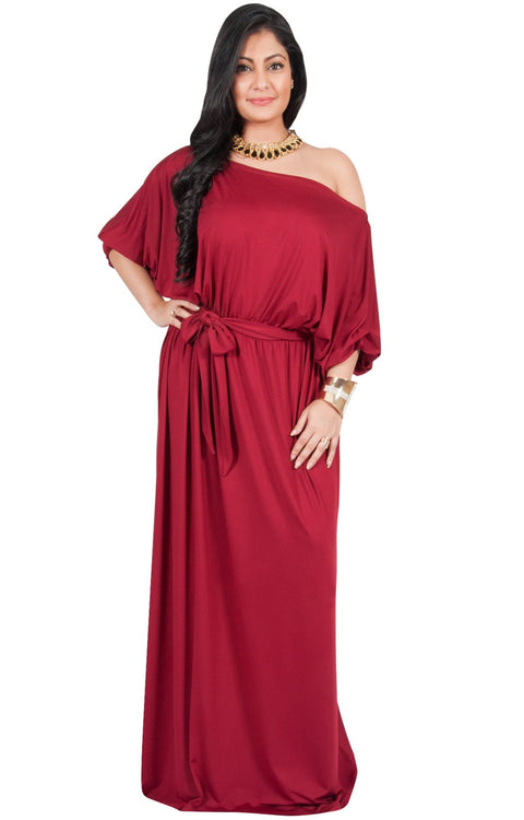 plus size maxi dress with sleeves