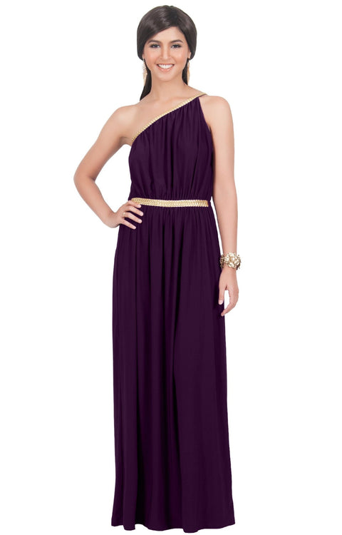KYLIE - Cleopatra Maxi Dress Evening Bridesmaid for Summer Gown w/ Gol ...