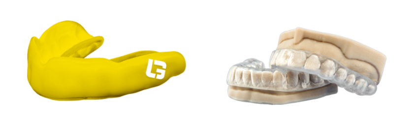 mouth guard and teeth