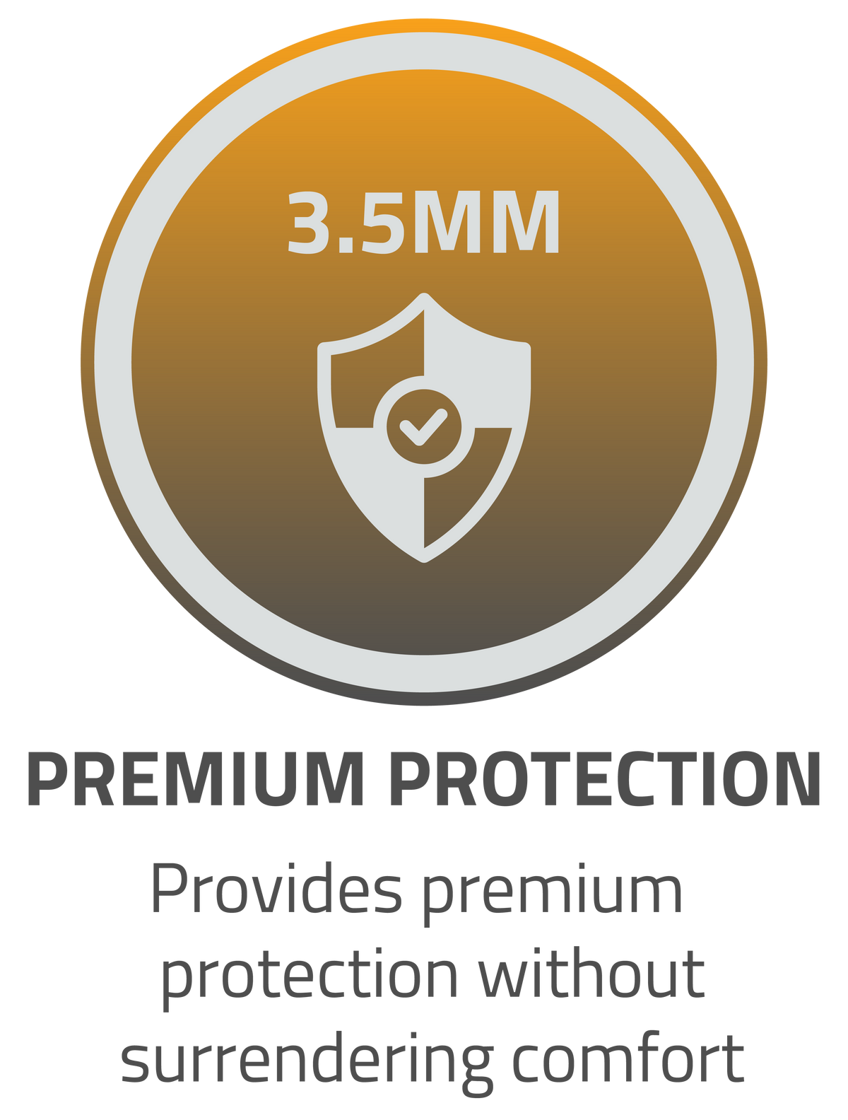 3.5MM premium protection without surrendering comfort