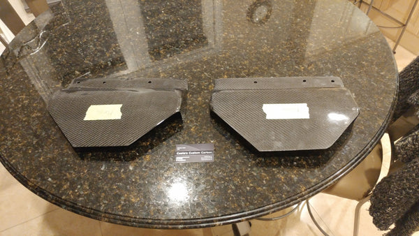 Genesis Coupe Bk2 Carbon Fiber Hood Vent Trays Set