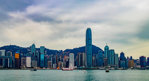 View of the city Skyline, Hong Kong Tourist Attractions 