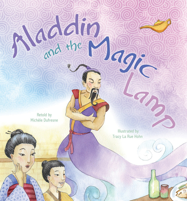 aladdin rub the magic lamp