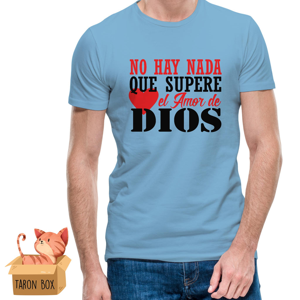 Camiseta unisex No hay que supere el amor DIOS | Camisetas cristianas | Camisetas evangelistas