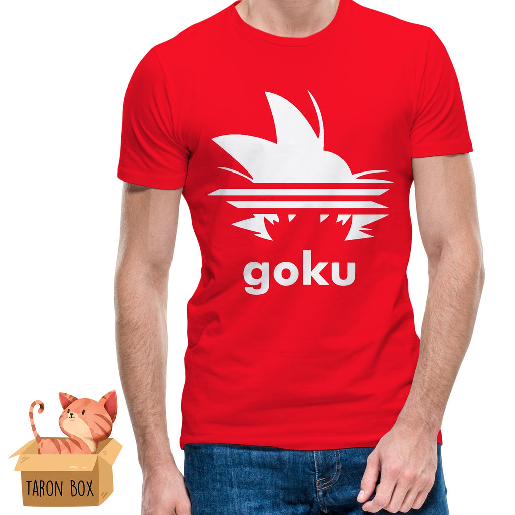 Todos paso falda Camiseta unisex Goku Adidas | Camisetas de Dragon Ball | Camisetas de Goku