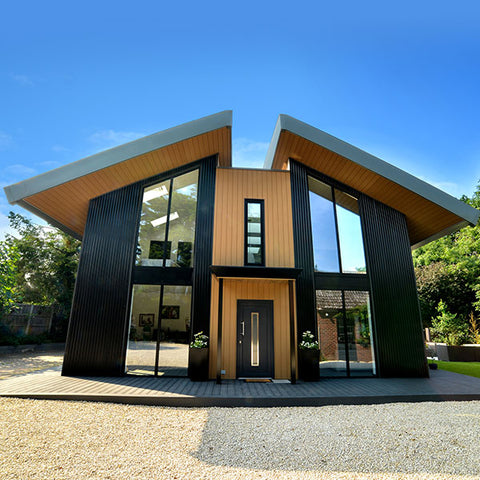 Black Composite Exterior Wall Panels