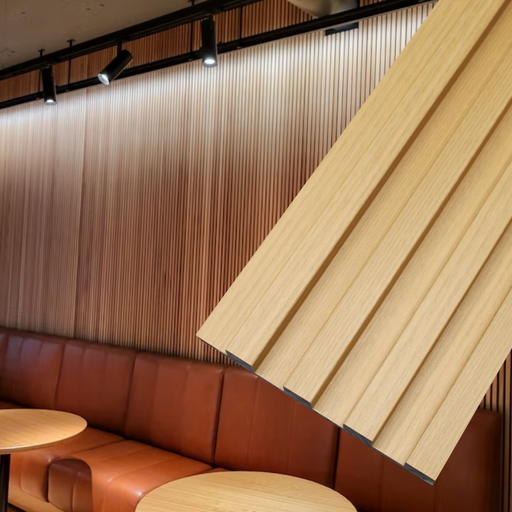 Champagne Oak Slat Wood Panels for Walls - Sleek (106 x 5 3/4) –