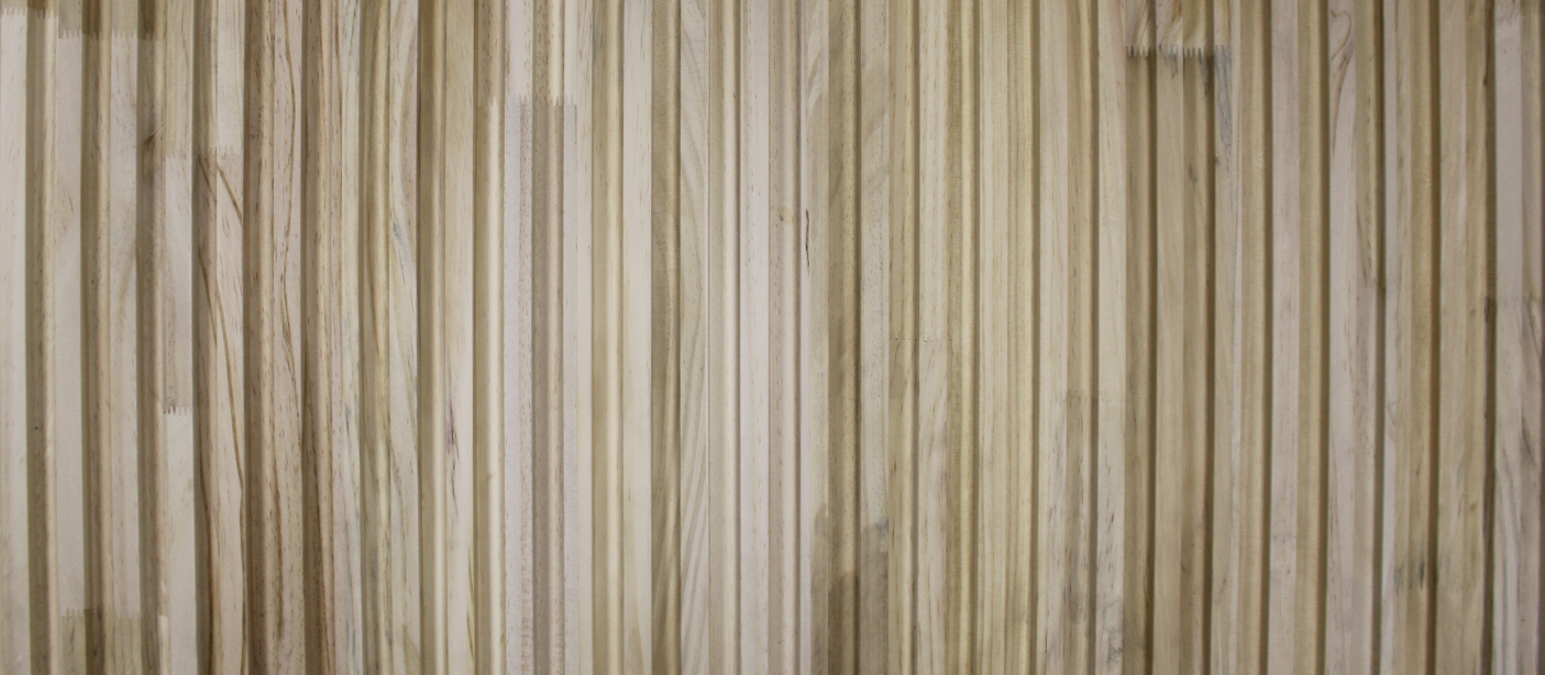 Unfinished Slat Wood Wall Panel