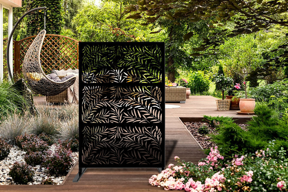 Weeping Willow Laser Cut Metal Privacy Screen