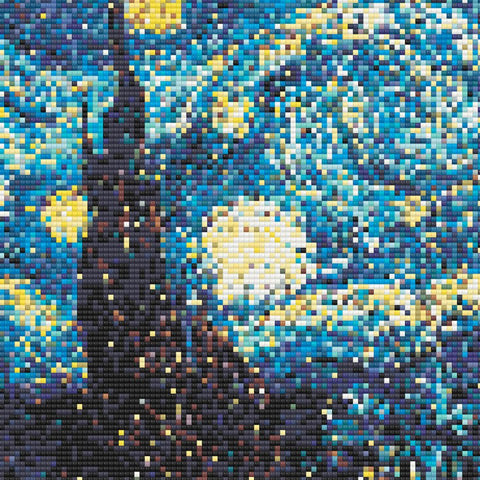 Diamond Dotz 19 x 23 Starry Night Van Gogh Embroidery Facet Art