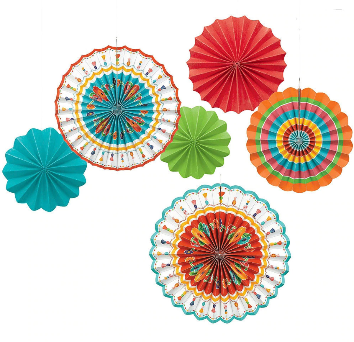 Citrus Party Paper Fans - Stesha Party - Fan, Fruit, Girl Baby Shower