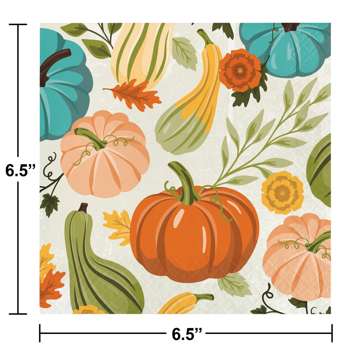 Pumpkin Fall Neutral Baby Shower Wrapping Paper Sheets