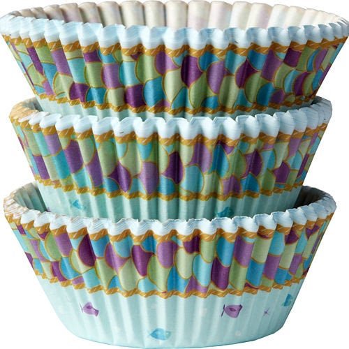 Blue Camo Cupcake Liners - Stesha Party - baking cup, birthday boy, boy  birthday