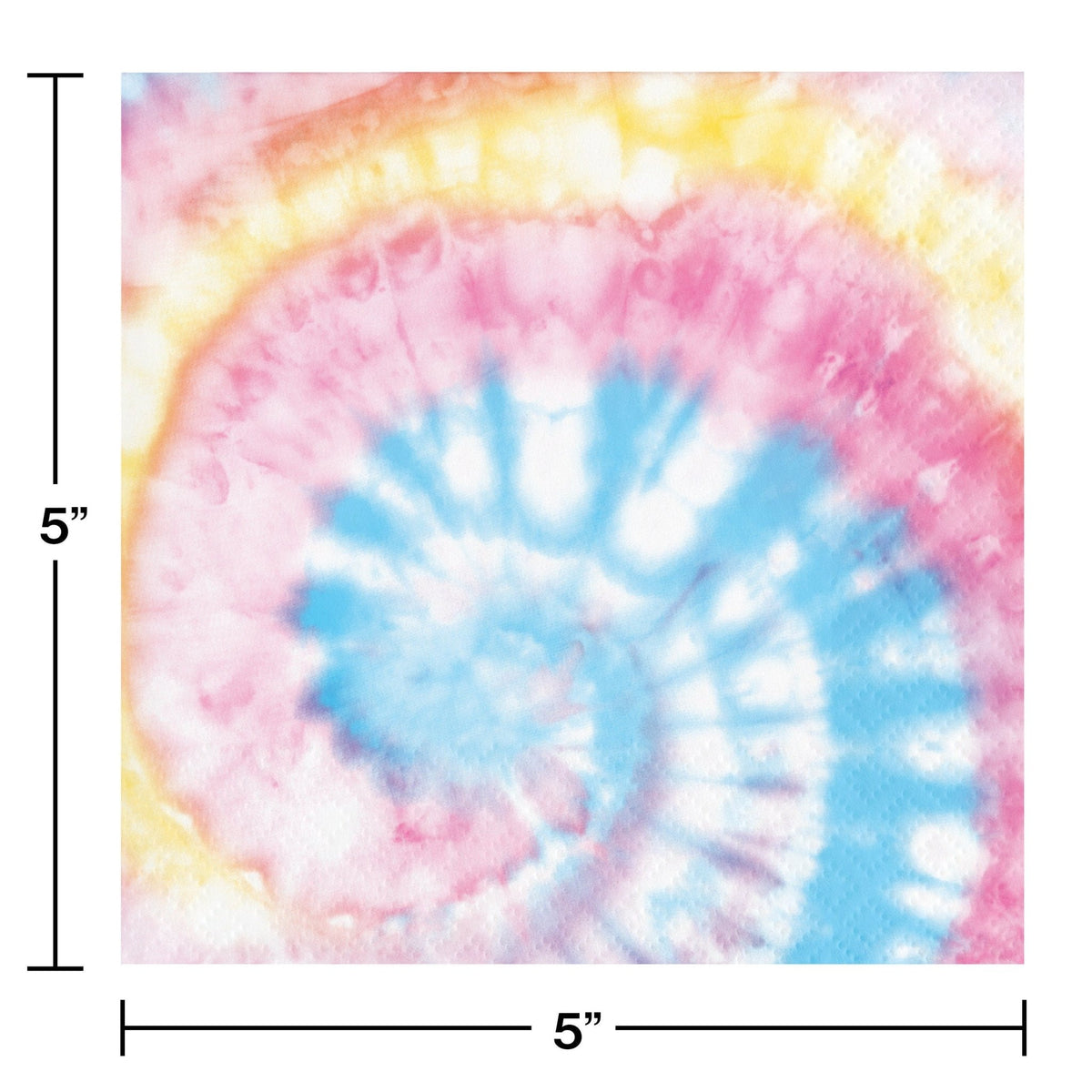 Swirl Tie Dye Party Napkins - Stesha Party - birthday girl, girl birthday,  napkin