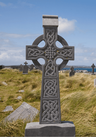 Celtic Cross with Trinity Knot