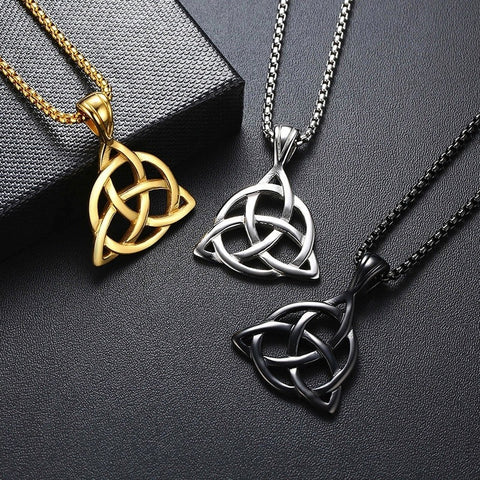 Celtic knot necklaces and pendants