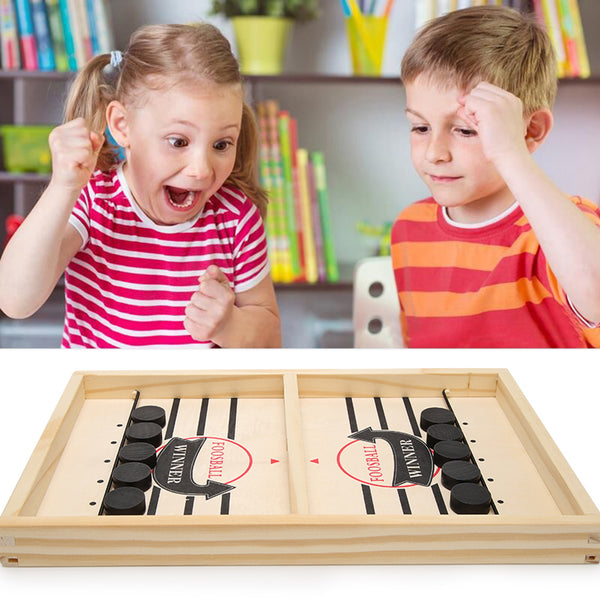 Table Hockey Paced Sling Puck Board Games Party Game Toys For Child Family