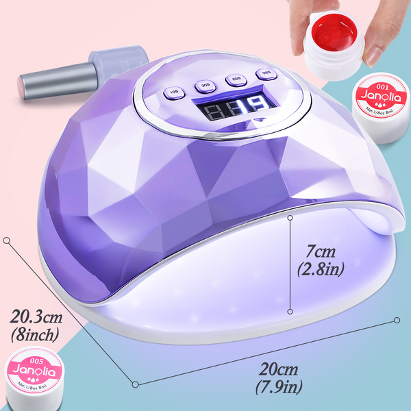 86W UV LED Nail Dryer with 4 Timer Setting,  Automatic Sensor & Over-Temperature Protection