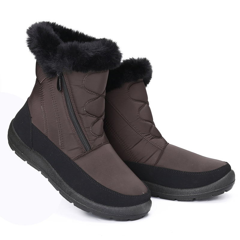 Gracosy Snow Boots, Winter Fur Lined 
