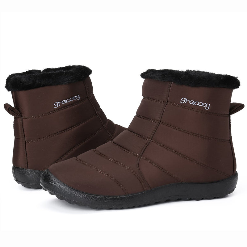 Gracosy Women Winter Snow Boots 