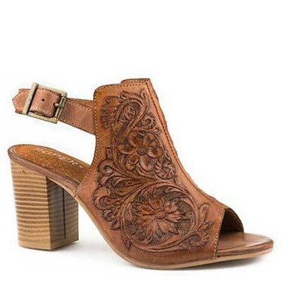 tooled leather heels