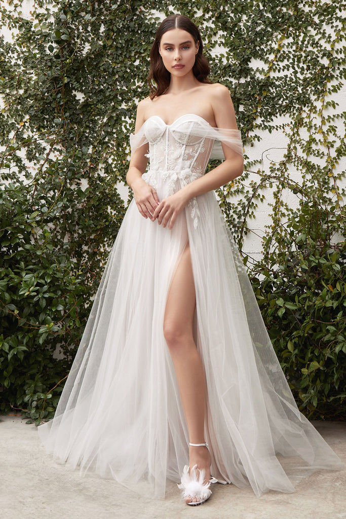 Andrea & Leo Couture A1042W - LIZA FLORAL WEDDING/BRIDAL GOWN