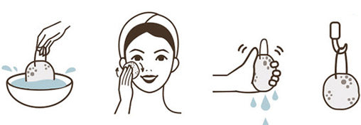 Face Sponge Care Directions