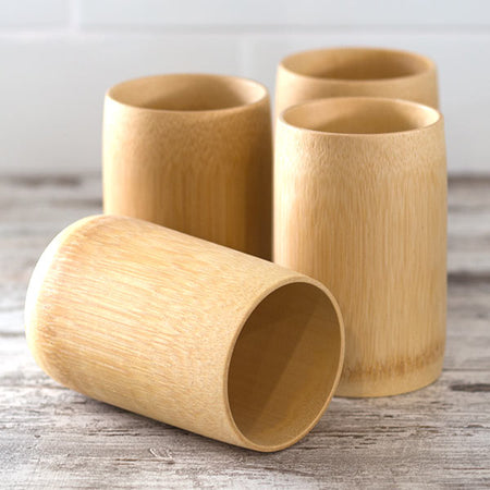 Making Bamboo Cups beautiful environmentally friendly - Bamboo craft 