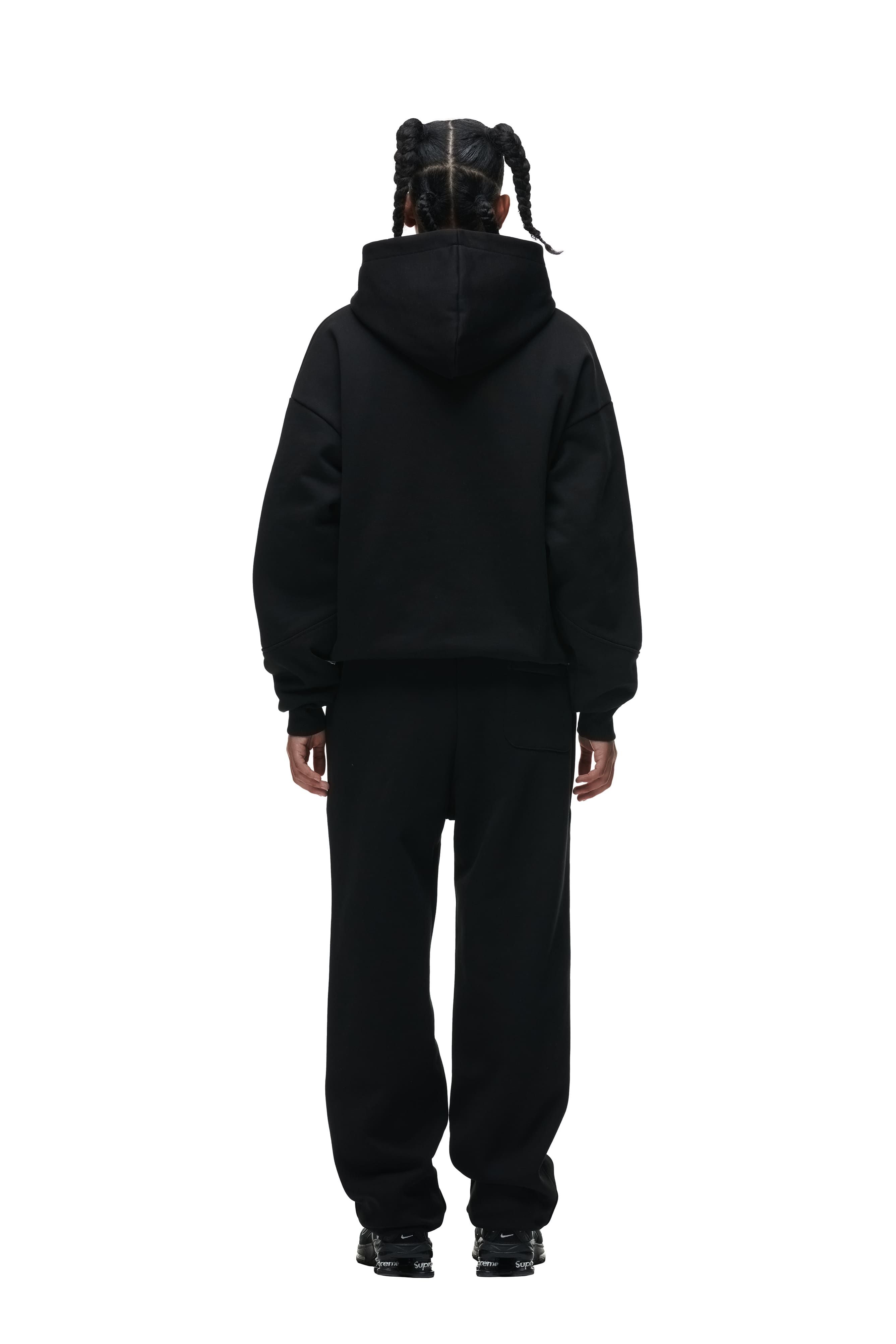 DOUBLE LAYER PLAY HOODIE BLACK – 6PM