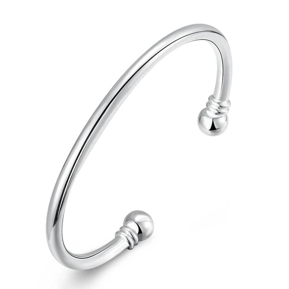 silver bangles for women