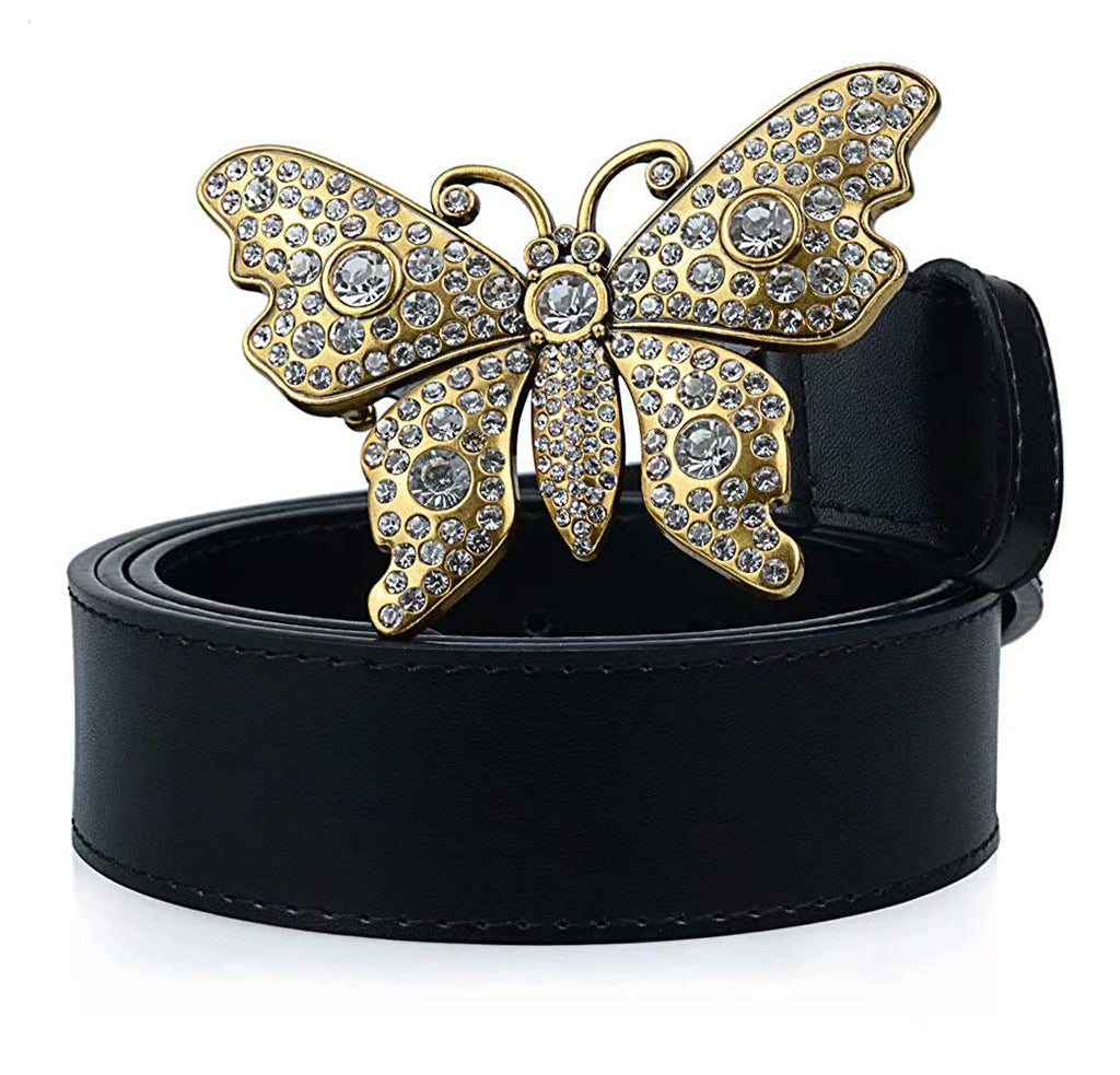 GG Replica Belt for Women Gold Buckle Black Leathe Fake Replicas Mens – Supfashion