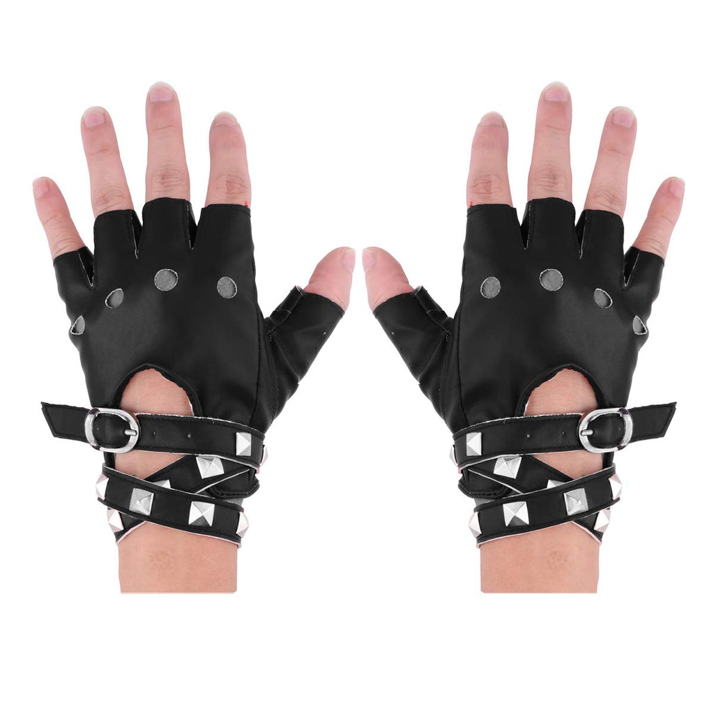 fingerless half palm gloves