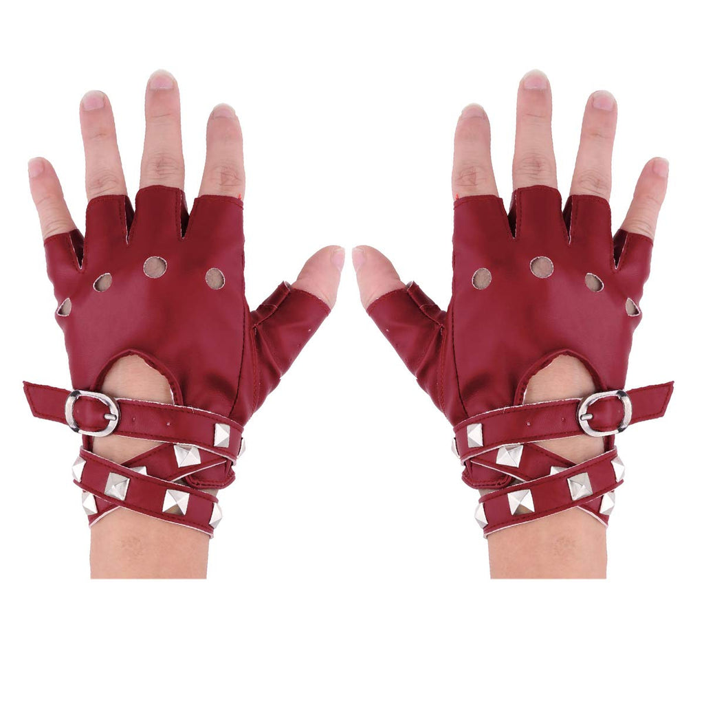 faux leather gloves womens