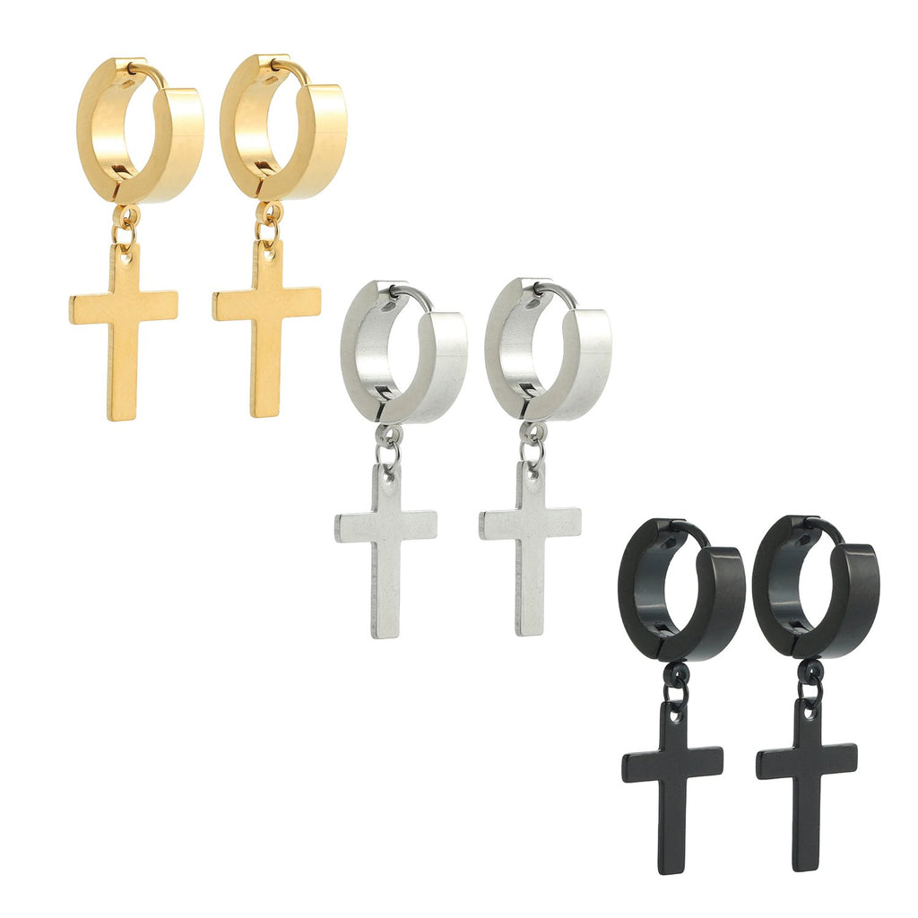 cross earrings