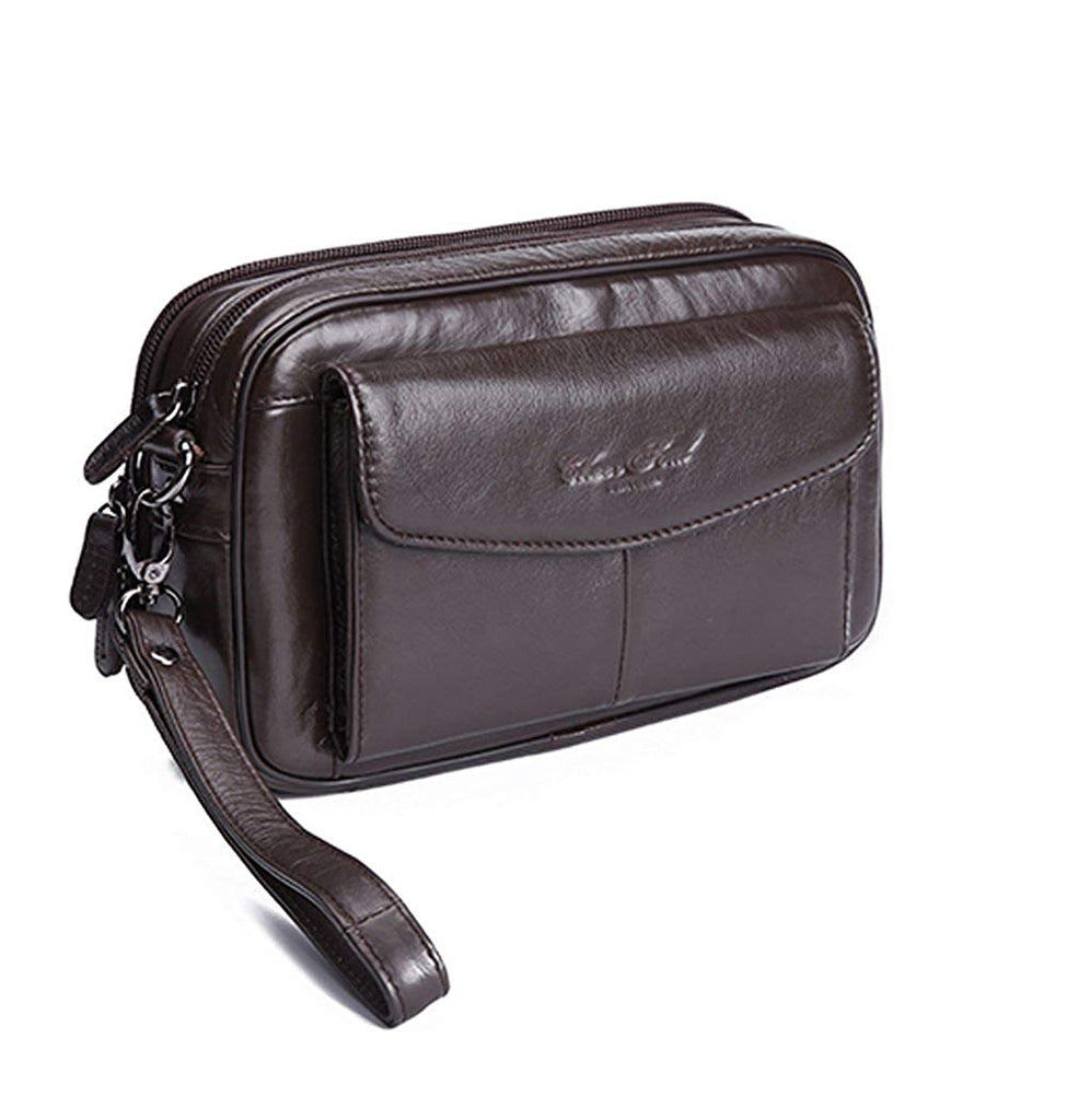 Leather Clutch Bag With Wrist Strap | MSU Program Evaluation