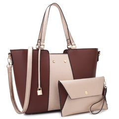 mk belted collection satchel bag