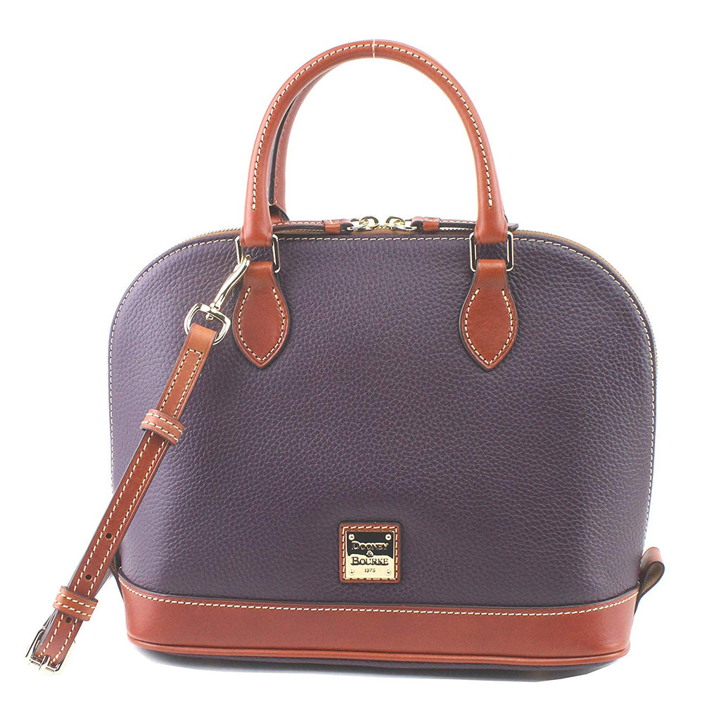 dooney and bourke pebble grain zip zip satchel